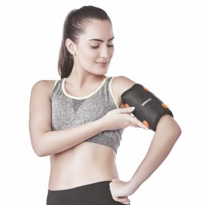 Vissco Flexi Hot and Cold Gel Pack Strap | Innovative Dual Purpose Heating & Cooling Solution to Relieve Muscle and Joint Pain | Put it on for Joint Pain and Stiffness - Universal (Black) - Vissco Rehabilitation