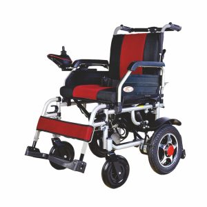 Zip Lite Power Wheelchair with Single Battery | 10Km per charge | Durable & Long Lasting | Weight Bearing Capacity 100kg | Color (Silver/Black) - Vissco Rehabilitation