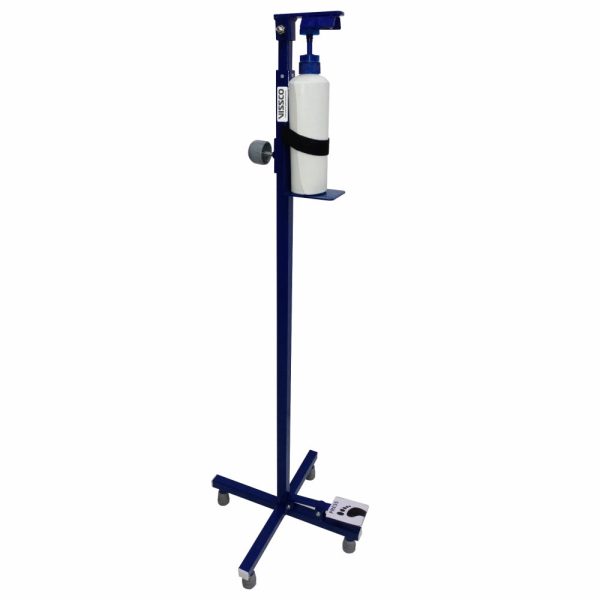 Hands Free – Sanitizer Dispenser Stand (Height Adjustable) - Vissco Rehabilitation